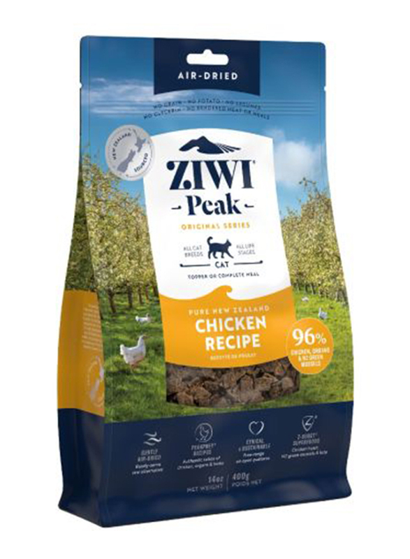 Ziwi Peak Air Dried Chicken Recipe Dry Cat Food, 400g
