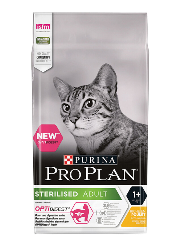 Purina Pro Plan Sterilised Chicken Cat Dry Food, 10 Kg