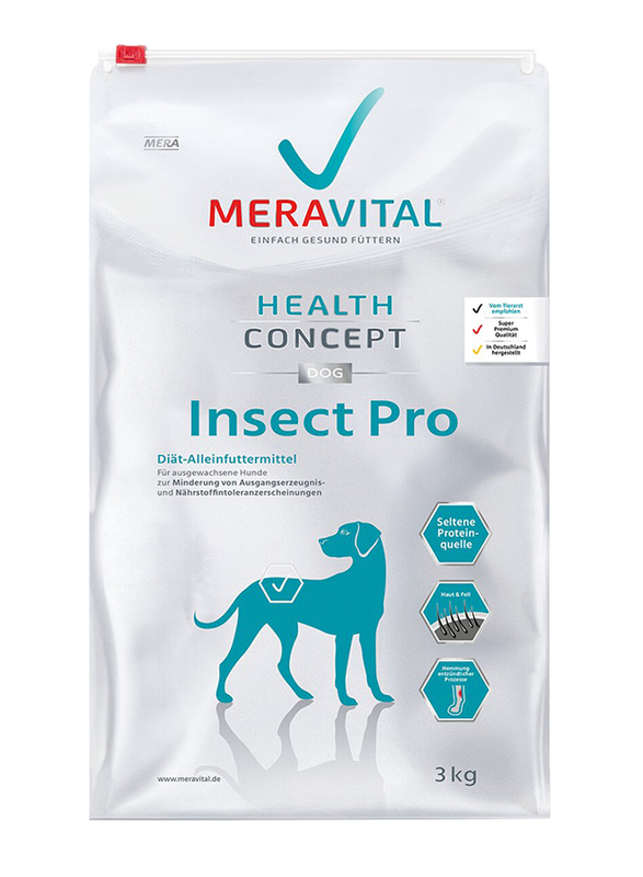 Mera Vital Health Dog Insect Pro Dog Dry Food, 3 Kg