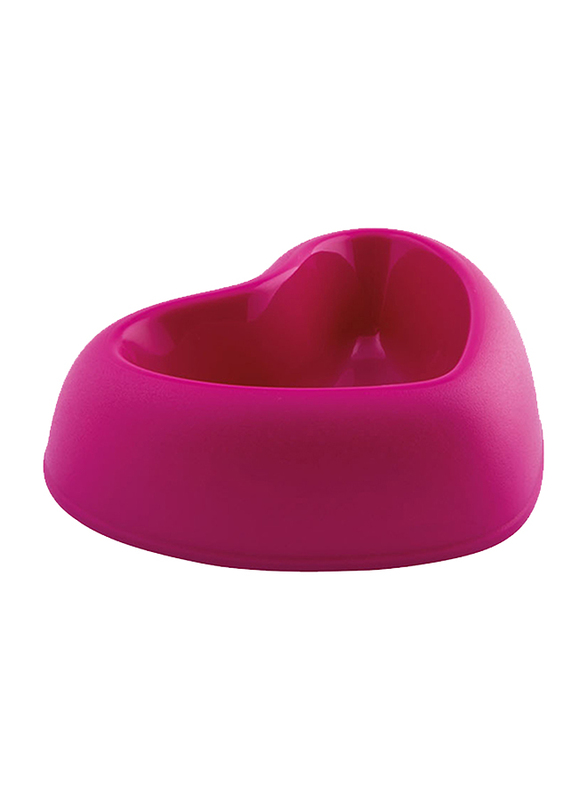Georplast Thats Amore Plastic Pet Bowl, Small, Pink