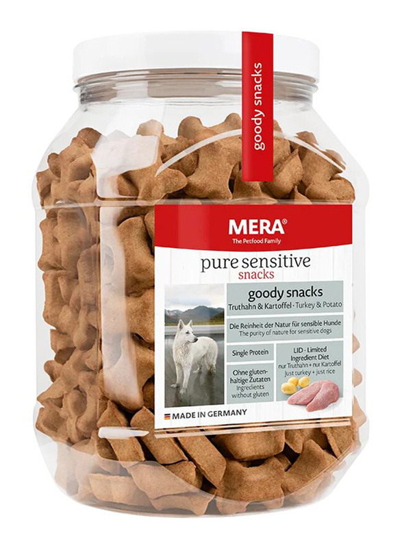 Mera Goody Snacks Turkey and Potato Dog Dry Food, 600g