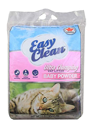 Easy Clean Cat Litter Ultra Clumping Baby Powder, 15 Kg, Grey