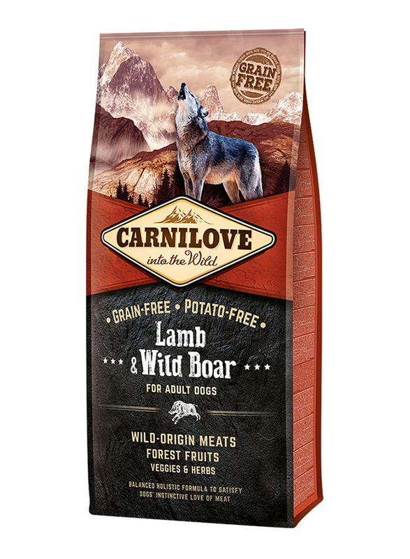 Carnilove Lamb And Wild Boar Adult Dry Dog Food, 12 Kg