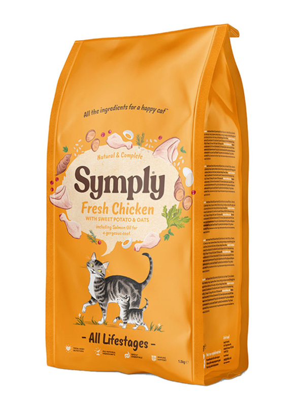 Symply All Life Stages Chicken Cat Dry Food, 4 Kg