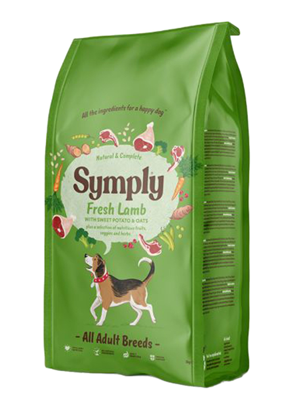 Symply Adult Fresh Lamb Dry Food for Dog, 6 Kg