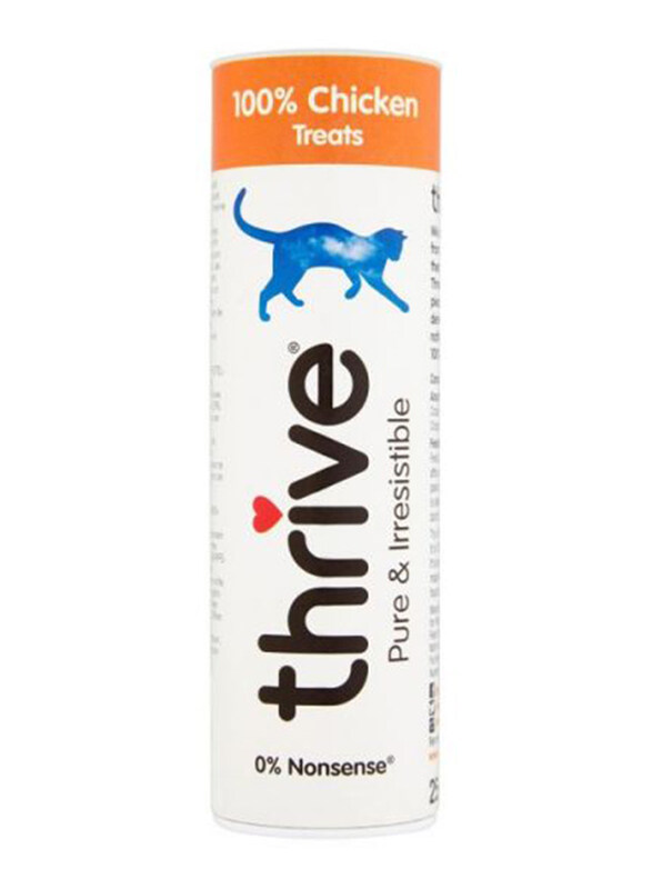 

Thrive 100% Chicken Treats Cat Dry Food, 25g