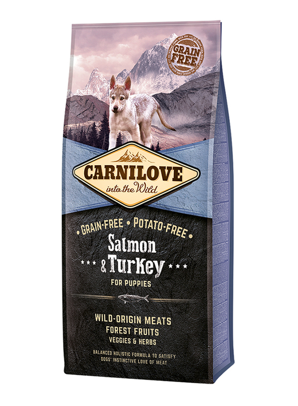 Carnilove Salmon And Turkey For Puppies Dry Food, 1.5 Kg