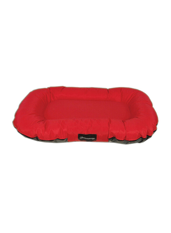 

Boston Matress Dog Bed, 100 x 75 x 15cm, Red