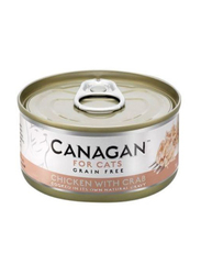 Canagan Chicken With Crab Tin Wet Cat Food, 12 x 75g