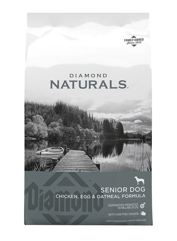 Diamond Naturals Chicken Egg and Oatmeal Senior Dog Dry Food, 2.72 Kg