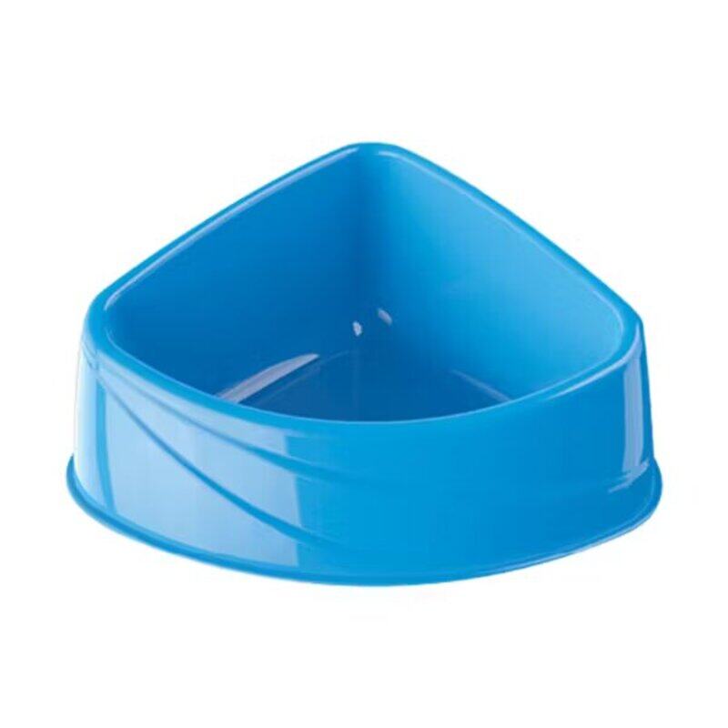 

Georplast Corner Large Plastic Dog Cat Water Bowl, Blue