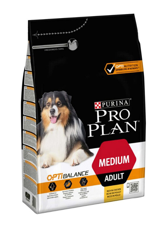 

Purina Pro Plan Chicken Medium Adult Dog Dry Food, 3 Kg