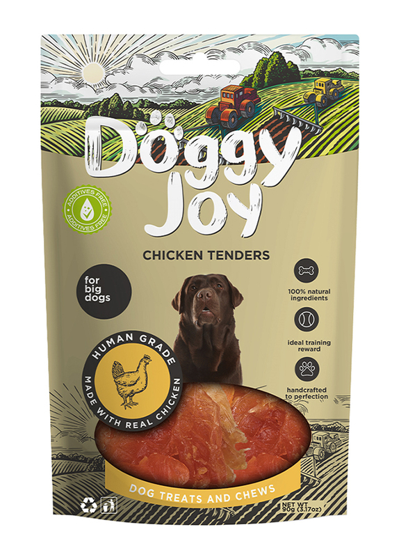 Doggy Joy Chicken Tenders Treats Dog Dry Food, 90g