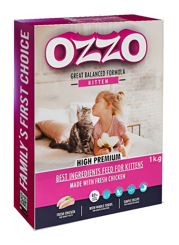 Ozzo Fresh Chicken Kitten Dry Food, 1 Kg