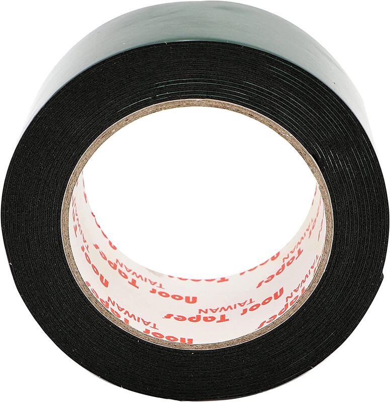 Double-Sided Foam Tape - Green/Black, 48 mm x 5 m