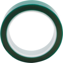 High Temperature Polyester Tape - Green, 24 mm x 66 m