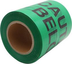 Caution Telephone Cable Below Tape - Green, 15 cm x 200 m