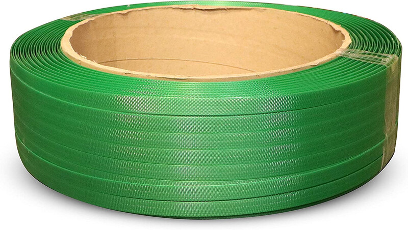 PET Strap - Green, 13 mm x 18 kg