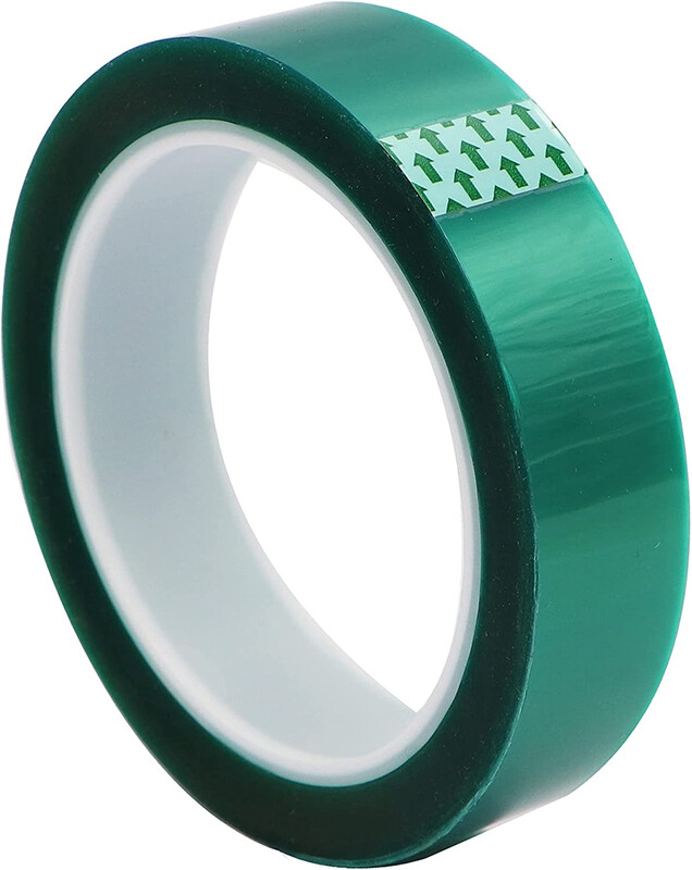 High Temperature Polyester Tape - Green, 24 mm x 66 m