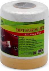 Paint Masking Tape - White/Yellow, 550 mm x 33 m