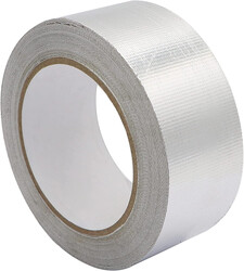 Reinforced Aluminum Foil Tape - Silver, 75 mm x 20 m