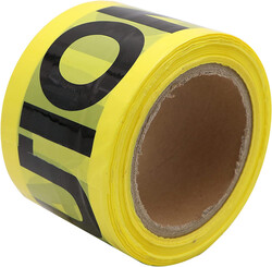 Caution Tape - Yellow, 75 mm x 100 m