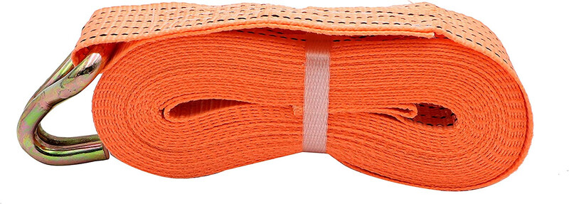 Cargo Lashing Belt - Orange, 2 in x 10 m x 2 ton