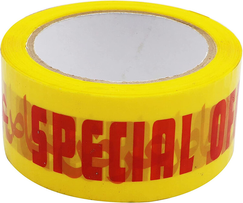 Offer Tape - Yellow/Red, 1 in