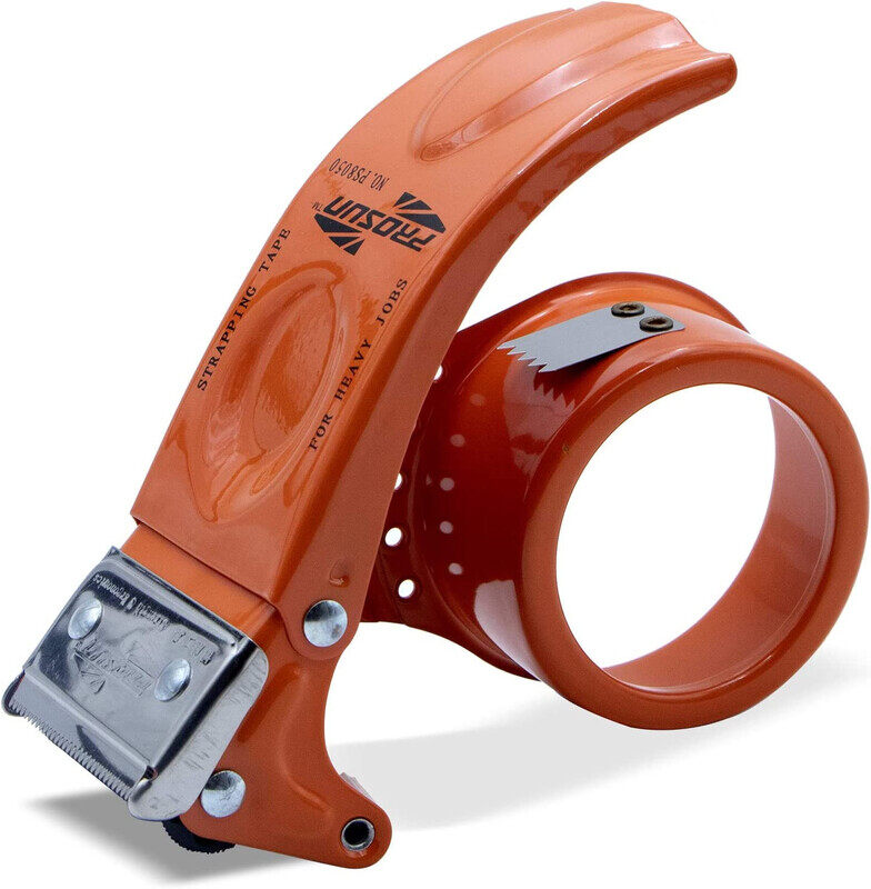 

Generic Tape Dispenser With Handle - Orange, 2 in