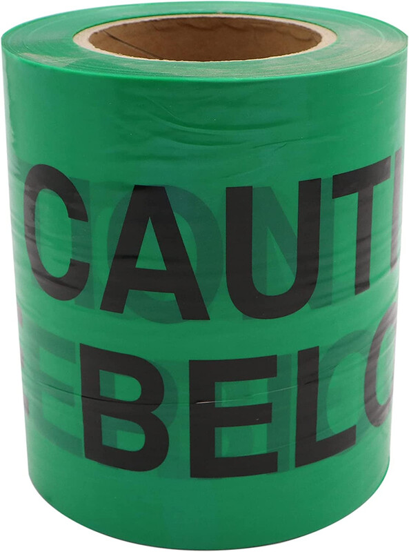 Caution Telephone Cable Below Tape - Green, 15 cm x 200 m