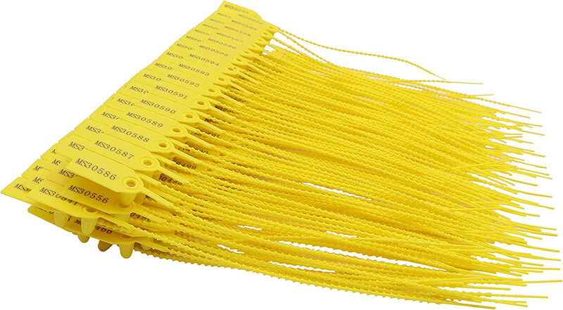 PVC Dotted Cable Seal - Yellow, 400 mm