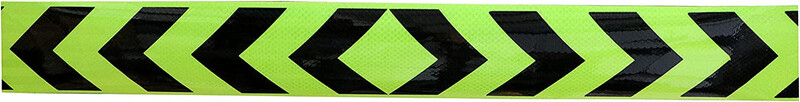 Reflective Sticker - Green/Black, 900 x 10 mm