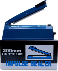 Impulse Sealer Machine - Blue, 200 mm