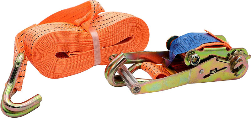 Cargo Lashing Belt - Orange, 2 in x 10 m x 2 ton