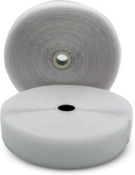 Velcro Tape Without Adhesive - White, 2 in x 20 m