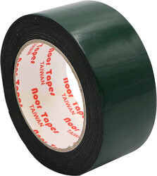Double-Sided Foam Tape - Green/Black, 48 mm x 5 m