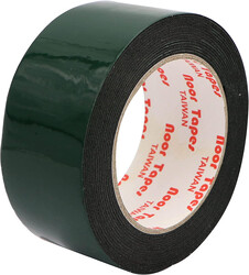 Double-Sided Foam Tape - Green/Black, 48 mm x 5 m