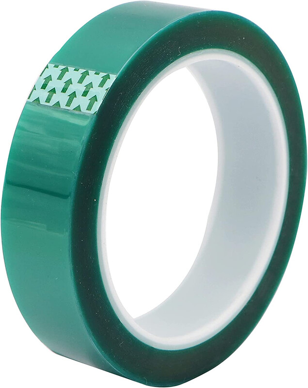 High Temperature Polyester Tape - Green, 24 mm x 66 m