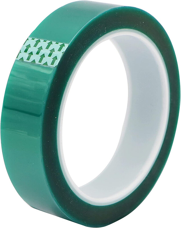 High Temperature Teflon Tape - Green, 25 mm x 10 m