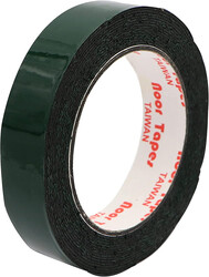 Double-Sided Foam Tape - Green/Black, 12 mm x 5 m