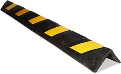 Rubber Parking Corner - Yellow/Black, 1000 x 100 x 10 mm