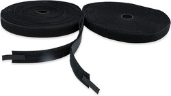 Velcro Tape Without Adhesive - Black, 1 in x 20 m