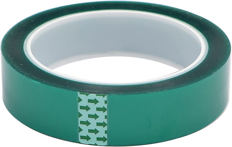 High Temperature Polyester Tape - Green, 24 mm x 66 m