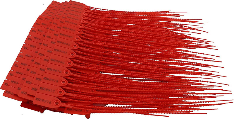 PVC Dotted Cable Seal - Red, 250 mm