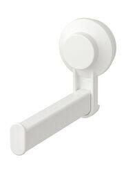 Toilet Roll Holder With Suction Cup, White