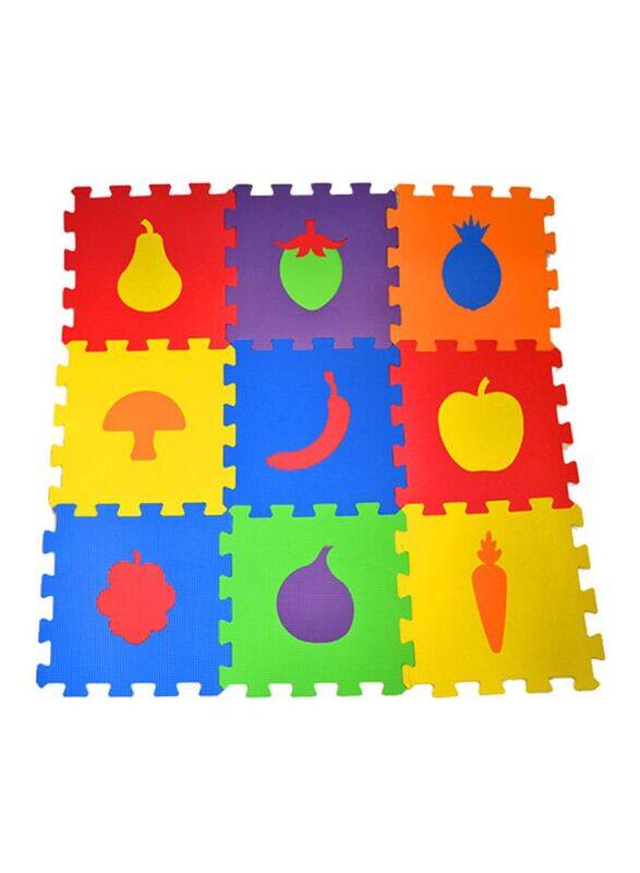 

Matrax 9-Piece Polimat Puzzle Fruits Game Tile Play Mat, Multicolour
