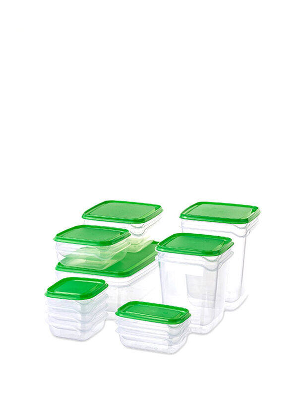 

Generic Food Container Set, 17 Pieces, Green