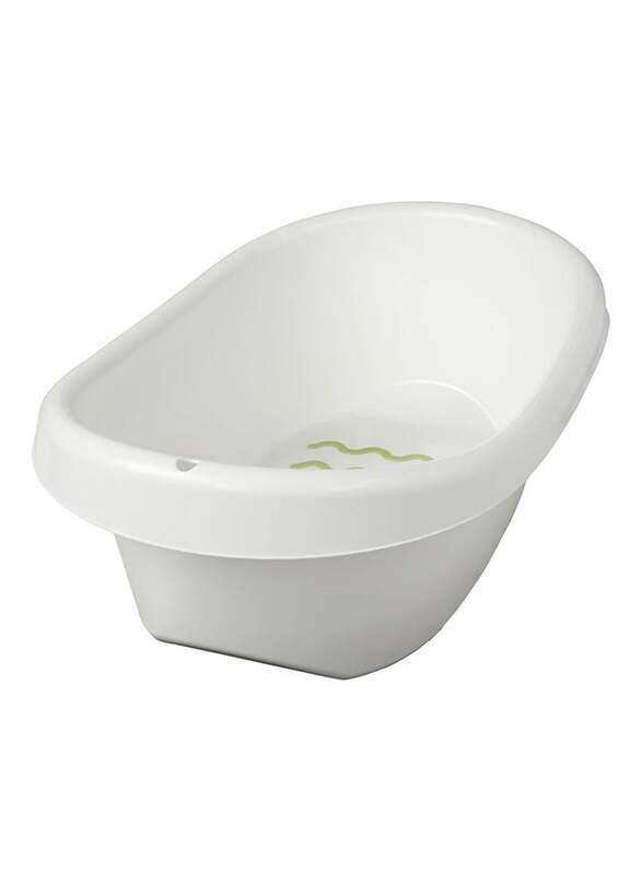 

Generic Soft Anti-Slip Protection Wipe Clean Baby Bath Tub, White
