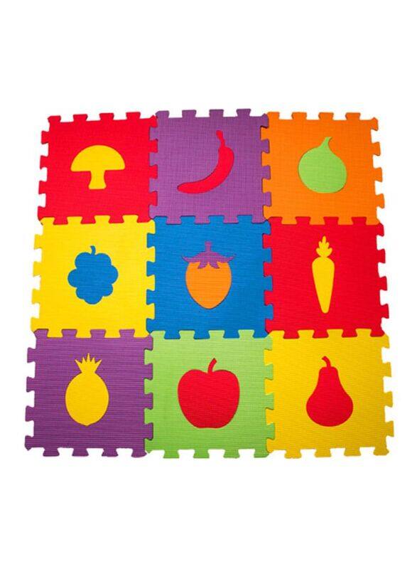 

Matrax 9-Piece Eva Puzzle Fruit Game Tile Play Mat, Multicolour