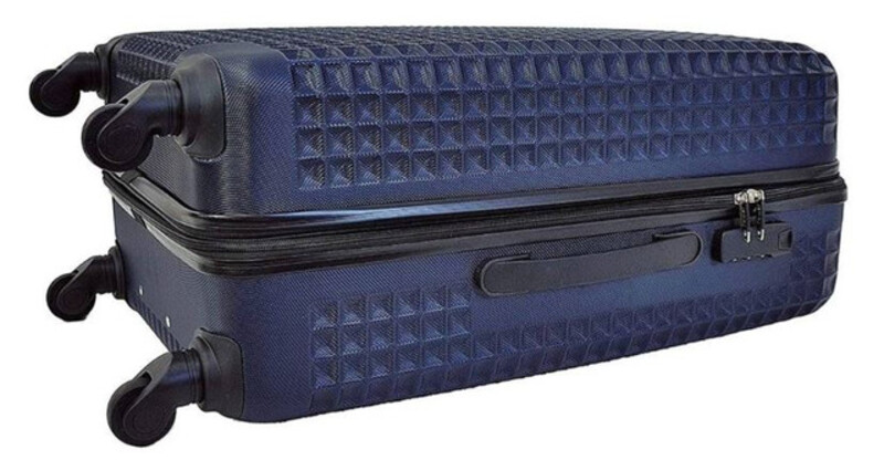 Rower Waffle Series Unisex Luggage ABS ( RW1024/3 ) Navy Blue S/M/L